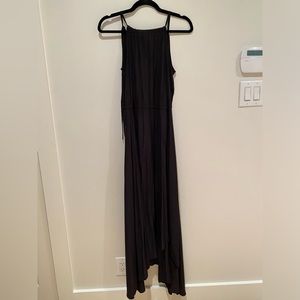 Calypso halter neck black dress